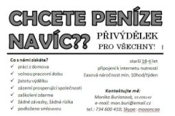 Chcete peníze navíc?